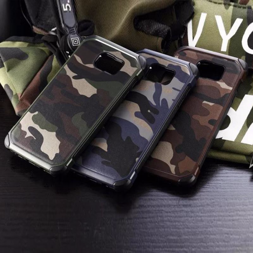 Slim Army Samsung Galaxy S7 Edge - Back Case / Cover Armor / Loleng TNI / Abri / Brimob / Tentara