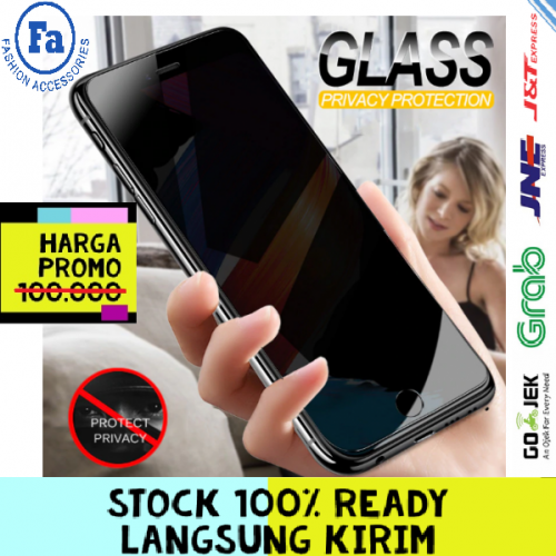 T10-02 Iphone 12 Mini / XII 5.4 Inch Privacy Glass 10D Anti spy peeping full cover Layar Screen Protector Tempered Glass Privacy Tebal & Sensitif