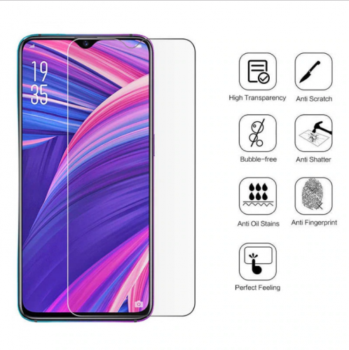 Oppo A7 / A5S - Tempered Glass Std / Anti Gores Kaca - Tidak Ada Garansi