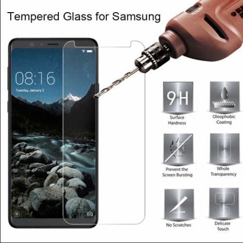 Samsung Galaxy A9 2018 - Tempered Glass Std / Anti Gores Kaca - Tidak Ada Garansi