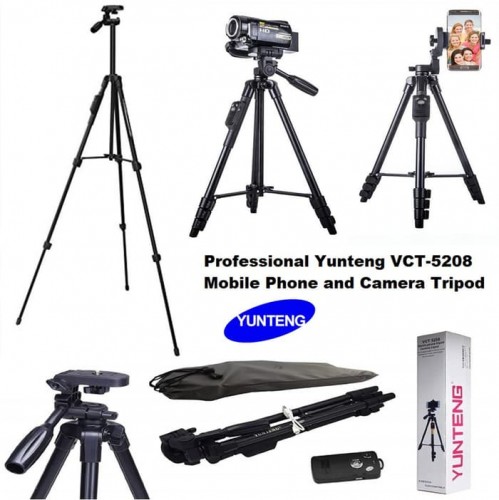 TRP-007 Yunteng VTC-5208 / Tongsis Tripod Free Bluetooth Shutter