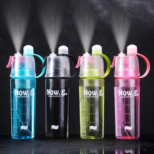 Botol Air Minum Spray Water 600 ml Anti Bocor