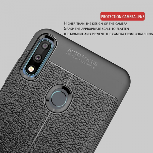 Vivo Y17 - Case Kulit Auto Focus - Softshell / Silikon / Cover / Softcase