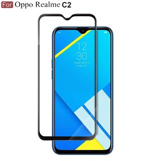 Tempered Glass Oppo Realme C2 / A1K / Full Body / Full Lem Anti Gores Kaca