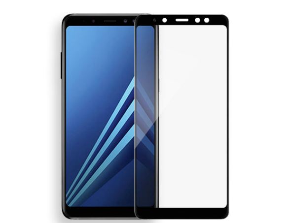 Tempered Glass 5D Samsung Galaxy A8  Plus 2018 / Full Body / Anti Gores Kaca