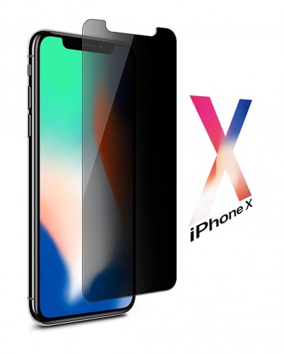 Tempered Glass SPY Iphone X / XS - Anti Gores Kaca Private TIDAK ADA GARANSI PECAH