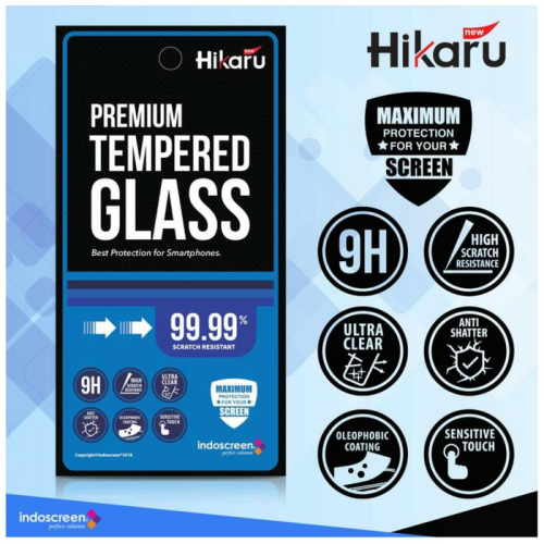 Iphone 7 Plus - Tempered Glass Hikaru / Anti Gores Kaca - Full Set - Tidak Ada Garansi