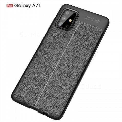 Samsung Galaxy A71 - Case Kulit Auto Focus - Softshell / Silikon / Cover / Softcase