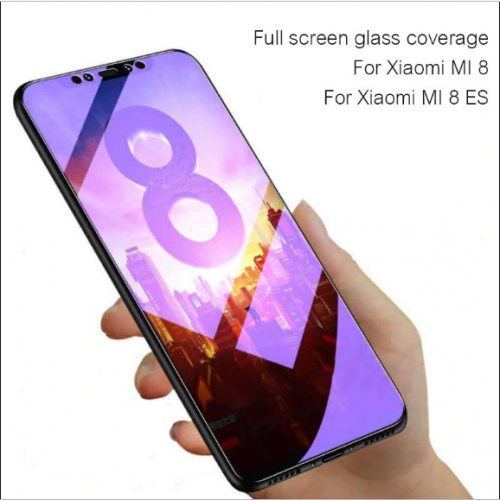 Tempered Glass Xiaomi Mi 8  / Anti Blue / Anti Radiasi  / Anti Gores Kaca