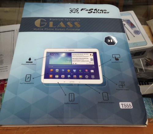 Anti Gores Kaca / Tempered Glass / Samsung Tab A - 9.7 Inch / T555