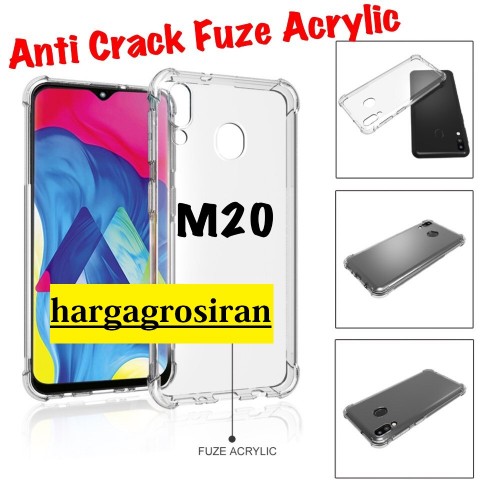 Anti Crack Fuze Samsung Galaxy M20 Bening -  ShockProff / Anti Shock Case