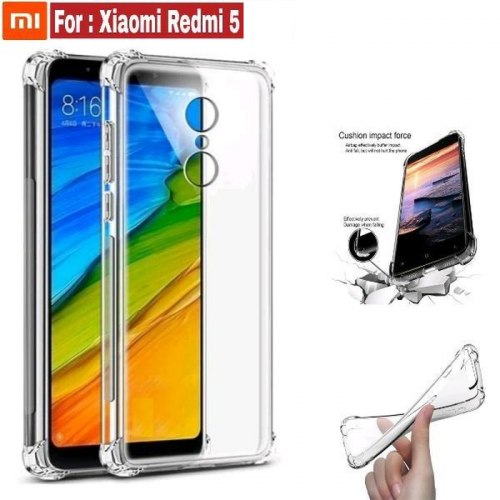 Anti Crack Fuze Xiaomi Redmi 5 - Bening - ShockProff / Anti Shock Case