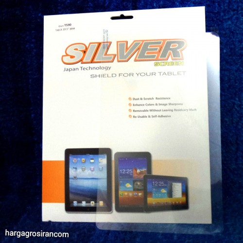 PLY-002 Silver Samsung Tab A 10.5 - 2018 T590 Anti Gores Bahan Plastik Clear Bening / Glare Anti Minyak Kualitas Bagus