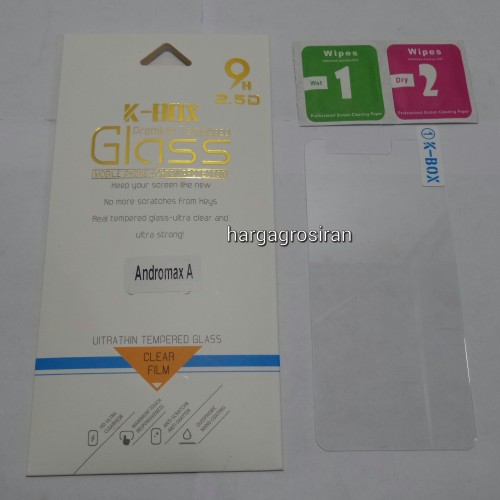 Anti Gores Kaca / Tempered Glass Andromax A - STNEW