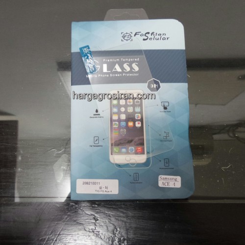 Tempered Glass FS Samsung Galaxy V / Ace 4 / Anti Gores Kaca