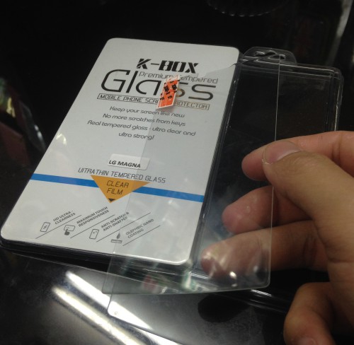 Anti Gores Kaca / Tempered Glass LG Magna