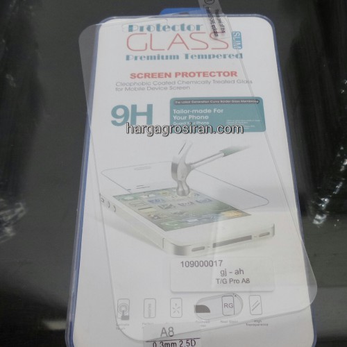 Anti Gores Kaca / Tempered Glass Samsung Galaxy A8