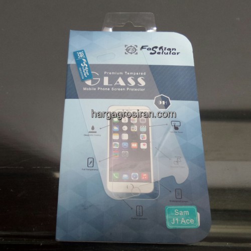 Tempered Glass FS Samsung Galaxy J1 Ace / Anti Gores Kaca