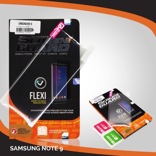 HydroGel Samsung Note 9 Full Cover Layar Lengkung Merek Original Screen Guard