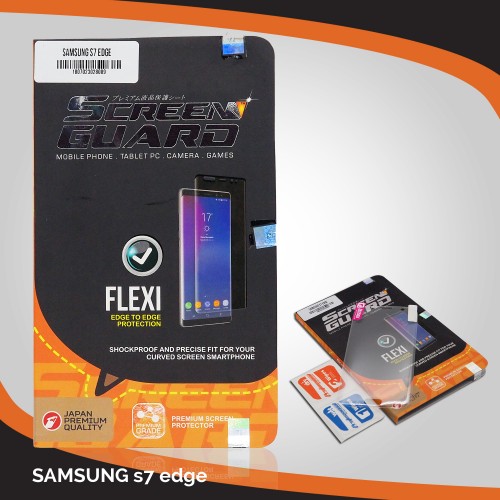 HydroGel Samsung S7 Edge Full Cover Layar Lengkung Merek Original Screen Guard