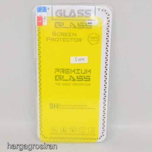 Anti Shock / Anti Gores Karet Untuk Samsung Galaxy S10 Plus Full Cover