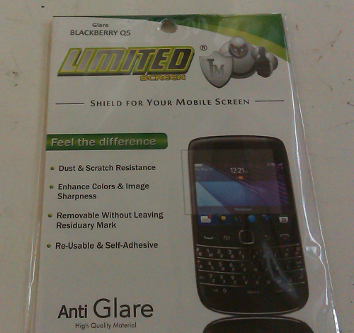 Anti Gores Glare Limited Blackberry - Q5