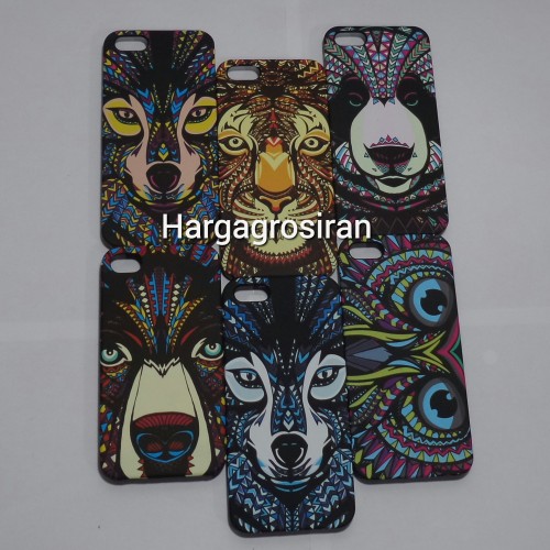 LUXO Iphone 5G - Hardcase / Back Case Motif Batik Animals Abstrak Glow In The Dark