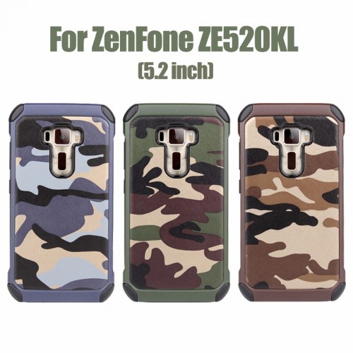 Slim Army Asus Zenfone 3 5.2 Inch / ZE520KL - Back Case / Cover Armor / Loleng TNI / Abri / Brimob