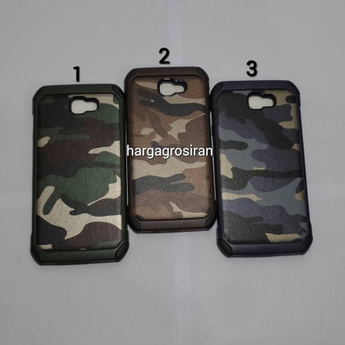 Slim Army Samsung Galaxy J7 Prime - Back Case / Cover Armor / Loleng TNI / Abri / Brimob / Tentara