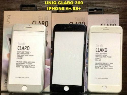 BO-011 CUCI GUDANG Original Uniq Case 360 Full Depan Belang Iphone 6 plus Free Tempered Glass