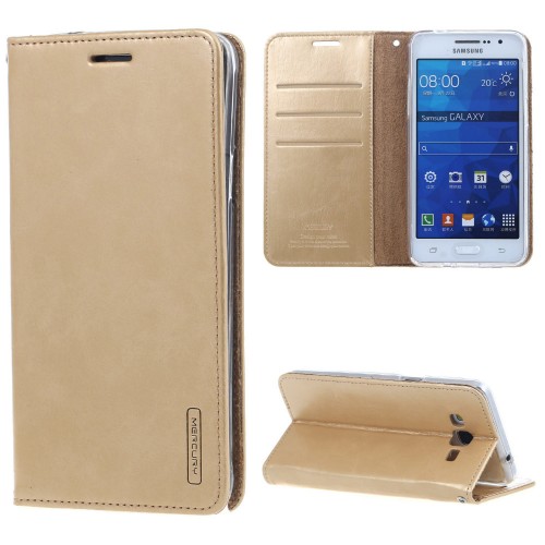 Sarung Mercury Kulit Samsung Grand Prime / J2 Prime - Blue Moon Flip / Leather Case / Dompet - STRPT