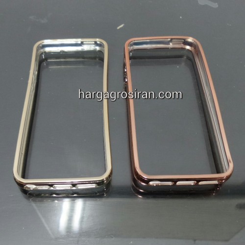 Bumper Karet / TPU Rose Gold dan Gold Iphone 5/5s