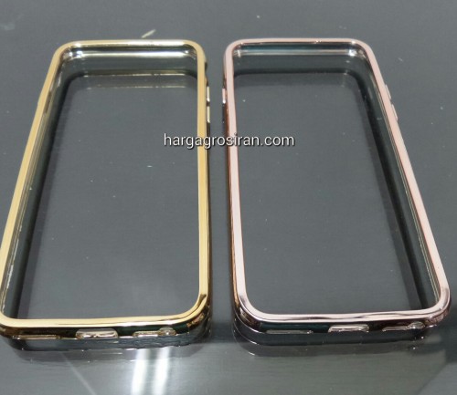 Bumper Karet / TPU Rose Gold dan Gold Iphone 6/6s