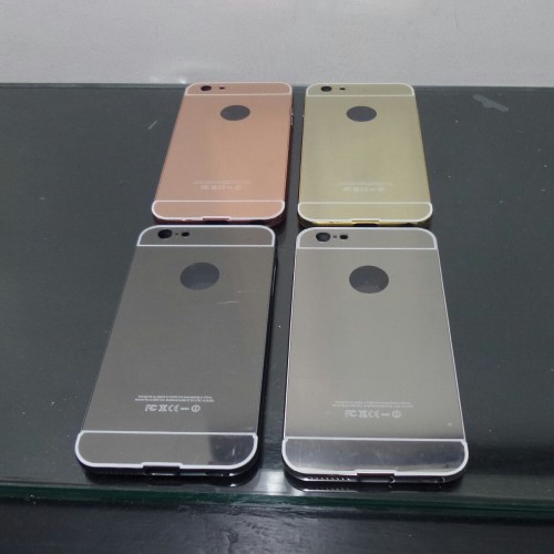 Bumper Mirror Iphone 6 Plus / 6s Plus - Bumper Kaca Plus Tutup Cover Belakang