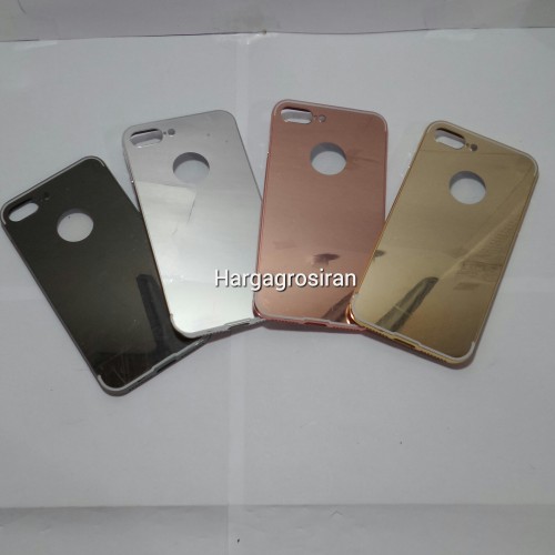 Bumper Mirror Iphone 7G Plus - Bumper Kaca Plus Tutup Cover Belakang