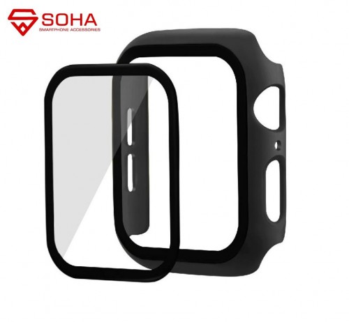 IWT-001 Case Iwatch ada Tempered Glass Screen Protector Apple Watch Series 1 2 3 4 5 Cover for 38mm 42mm 40mm 44mm