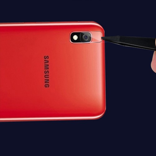 Camera Screen Protector Samsung Galaxy A10 Tempered Flexible - Anti Gores TG Kaca Kamera