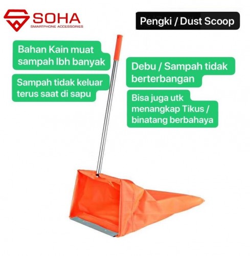 PCK-05 Dust Scoop Pengki Sampah / Sekop / Serokan Sampah / Alat Kebersihan Cocok Dinas Kebersihan / Rumah Tangga / Bersih Pekarangan Rumah Alat Bantu