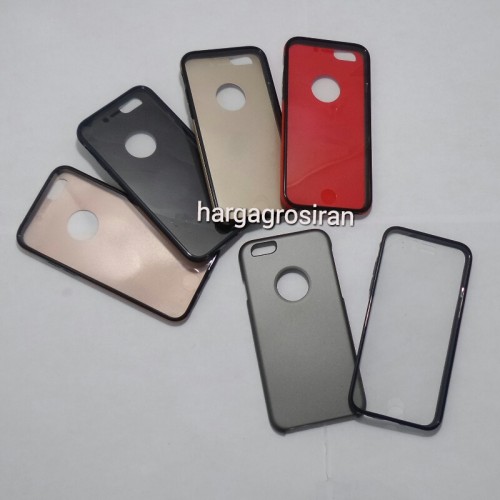 Case 360 Full Cover Iphone 6G Hardcase Lentur Full Case 360