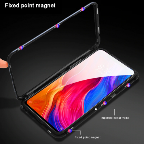 Case 360 Magnet Xiaomi Redmi Note 7 / Note 7 Pro - Bumper Magnet Glass - Back Case Cover