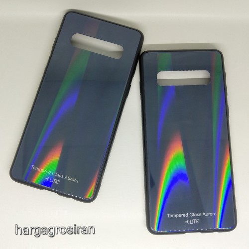 Case Aurora Glass Original UME Samsung Galaxy S10 - Back Case - Cover - Glass Case UME