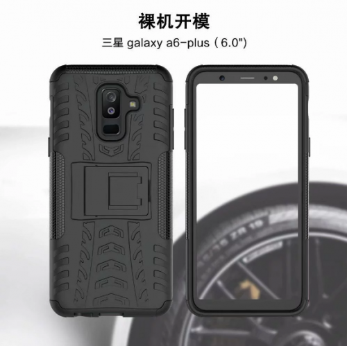 Case Samsung Galaxy A6 Plus 2018 - Rugged Armor Stand / Hybrid / Dazzle Cover