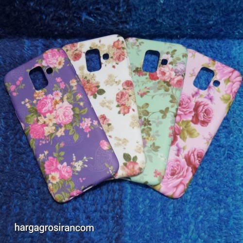 Cath Kidston Samsung A6 2018 - Softshell / Silikon Motif Bunga / Back Case / Cover