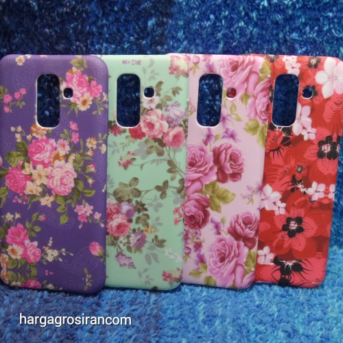 Cath Kidston Samsung A6 Plus 2018 - Softshell / Silikon Motif Bunga / Back Case / Cover