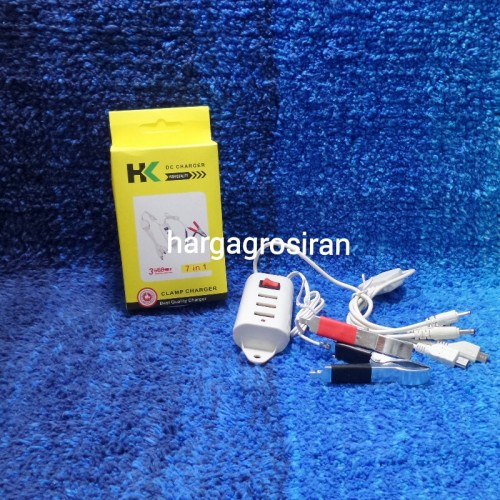 CHARGER HP DI AKI MOTOR MERK HK 7 IN 1