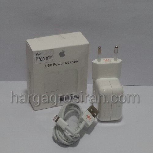 Charger IPad Mini Original Kabel - Full Set Ipad 4 / Ipad Air / Ipad Air 2 / Ipad Mini 2 - 2 Ampere