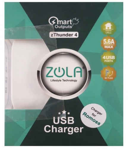 Charger / Batok Adaptor zThunder 4T / ZU4M Zola - 4 Output