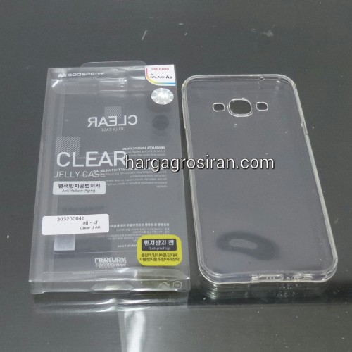 Clear Jelly Mercury Samsung Galaxy A8 - Anti Jadi Kuning