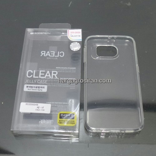 Clear Jelly Mercury Samsung Galaxy S6 - Anti Jadi Kuning