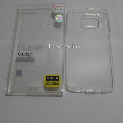 Clear Jelly Mercury Samsung Galaxy S6 Edge - Anti Jadi Kuning
